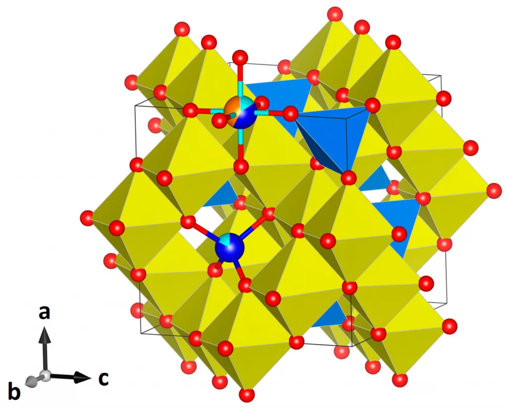 Spinel Structure between Li and Mn image
